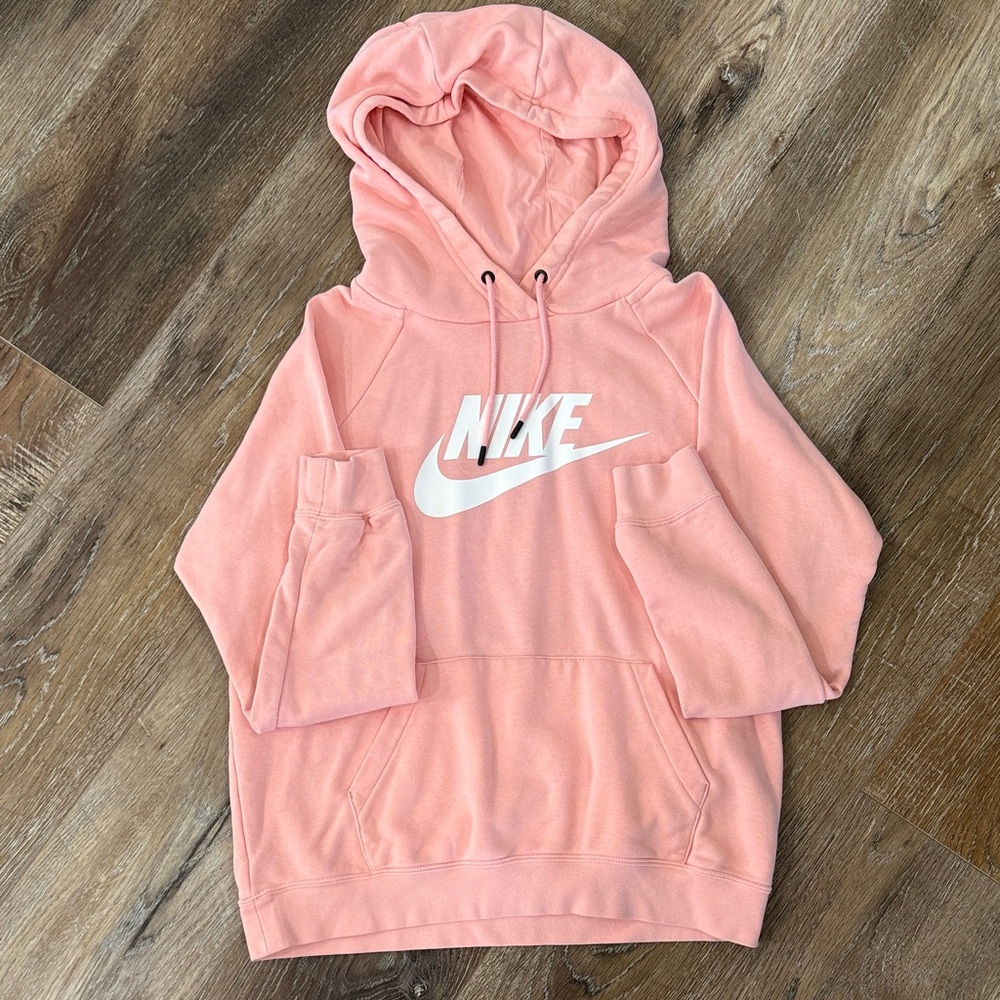 Nike Blush Pink/Peach Hoodie, Womens Size Small